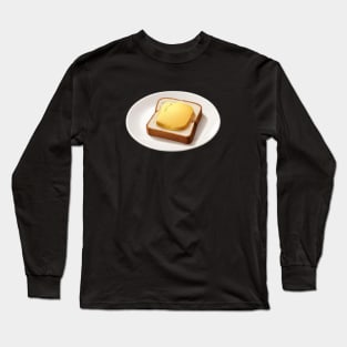 Butter Toast Sandwich Bread Vintage Yummy Kawaii Coffee Retro Since Long Sleeve T-Shirt